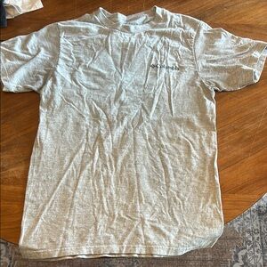 Columbia Gray Short Sleeve Tee Casual Comfort